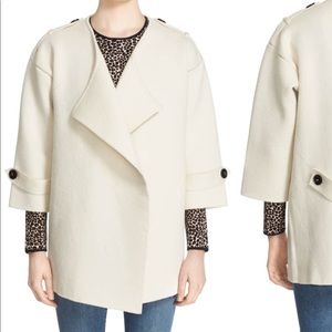 ISO Burberry “Sheppey” Open Front Sweater